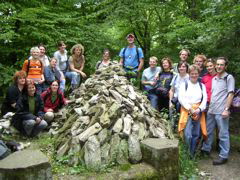 Bergbesteigung im Taunus